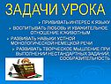 Задачи урока