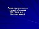 Презентацию выполнил