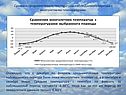 Среднемесячные температуры наблюдаемого периода