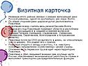 Визитная карточка