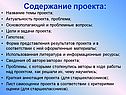 Содержание проекта