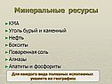 Минеральные ресурсы