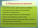 Полупустыни и пустыни