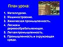 План урока
