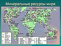 Минеральные ресурсы мира
