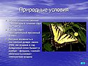 Природные условия