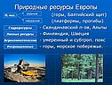 Природные ресурсы Европы