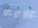 Черты урбанизации