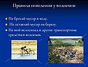 Правила поведения у водоемов