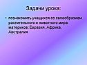 Задачи урока: