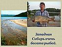 Западная Сибирь очень богата рыбой