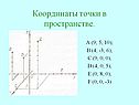 Координаты точки