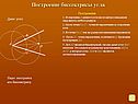 Построение биссектрисы угла