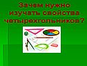 Зачем нужно изучать свойства четырехгольников