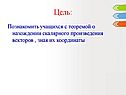 Познакомить учащихся с теоремой о нахождении скалярного произведения векторов