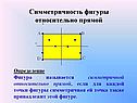 Симметричность фигуры относительно прямой