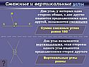 Смежные и вертикальные углы