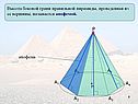 Высота боковой грани правильной пирамиды, проведенная из ее вершины,