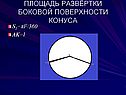 Площадь развёртки