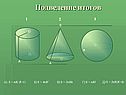 Площадь поверхности тел вращения