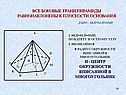 Грани пирамиды