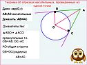 Теорема об отрезках касательных