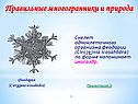 Правильные многогранники и природа