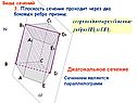 Диагональное сечение