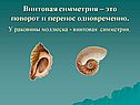 Винтовая симметрия – это поворот и перенос одновременно