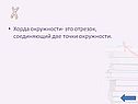 Хорда окружности