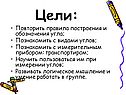 Цели: