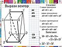Вырази вектор