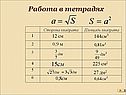 Работа в тетрадях