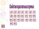 Свойства параллельных прямых