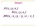 A ( x ; y ; z ) B ( x ; y ; z ) AB { x - x ; y - y ; z - z }