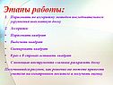 Этапы работы