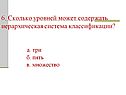 Иерархическая система классификации