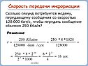 Скорость передачи информации