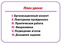 План урока