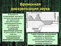 Временная дискретизация звука