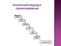 Системный подход к проектированию