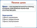 Понятие цикла