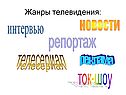 Жанры телевидения