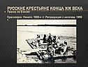 Быт крестьян 19 века
