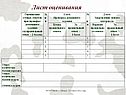Лист оценивания