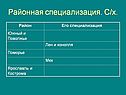Районная специализация
