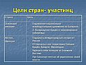 Цели стран- участниц