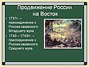 Продвижение России на Восток