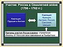 Участие России в Семилетней войне (1756 – 1762 гг