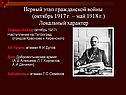 Первый этап гражданской войны (октябрь 1917 г. – май 1918 г.)